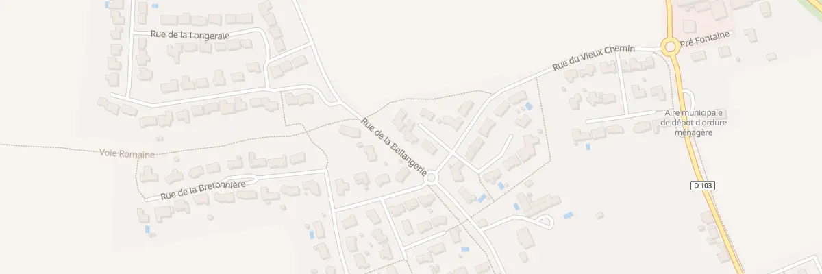 Plan du 11 Rue du Vieux Chemin à Parné-sur-Roc