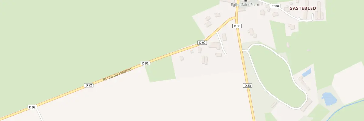 Plan du 2418 Rte du Plateau - Feuguerolles à Aurseulles