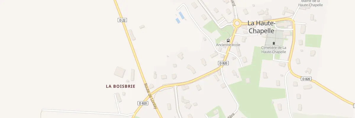 Plan du 97 Rte de la Haute Chapelle à Domfront en Poiraie