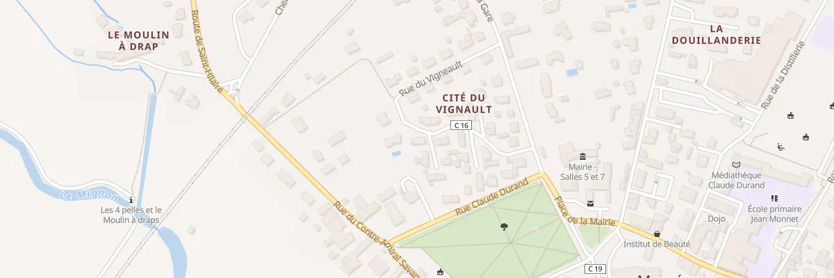 Plan du 23 Rue du Vigneault à Mauzé-sur-le-Mignon