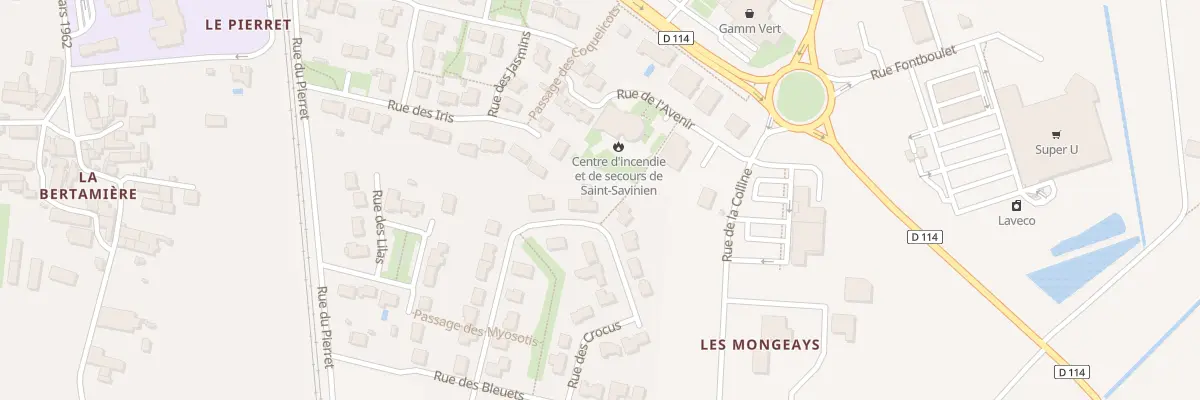 Plan du 25 Rue des Gentianes à Saint-Savinien