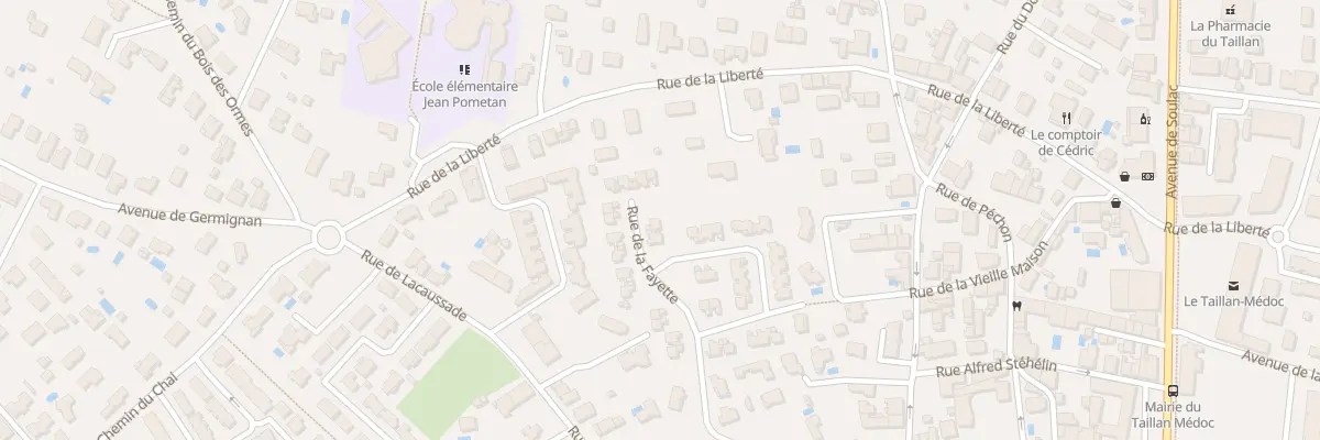 Plan du 8 Rue Lafayette au Taillan-Médoc