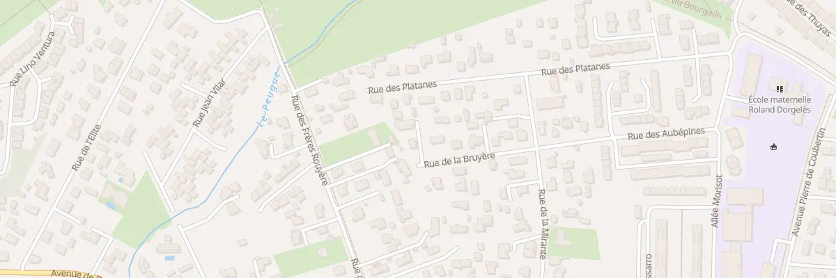 Plan du 24B Rue La Bruyere à Pessac