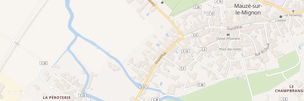 Plan du 142 Grand Rue à Mauzé-sur-le-Mignon