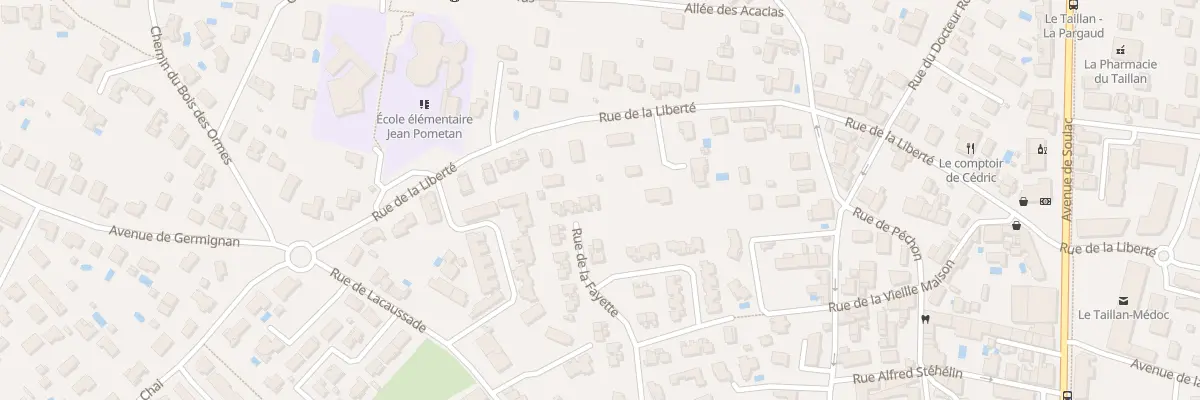 Plan du 33 Rue Lafayette au Taillan-Médoc