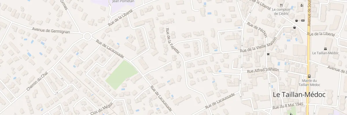 Plan du 13 Rue Lafayette au Taillan-Médoc