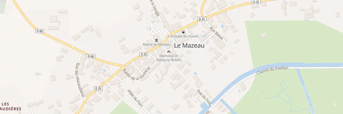 Plan du 9 Rue du port au Mazeau
