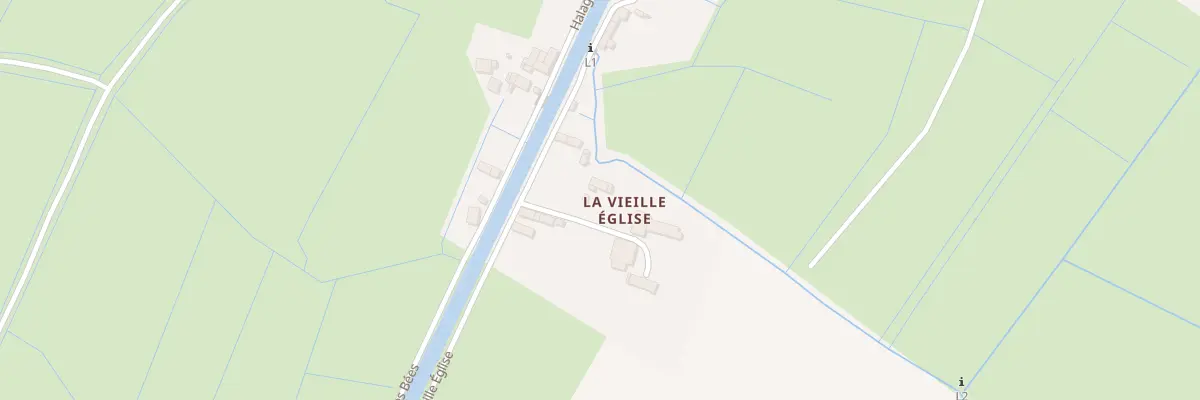 Plan du 1 La Vieille Église à Bouillé-Courdault