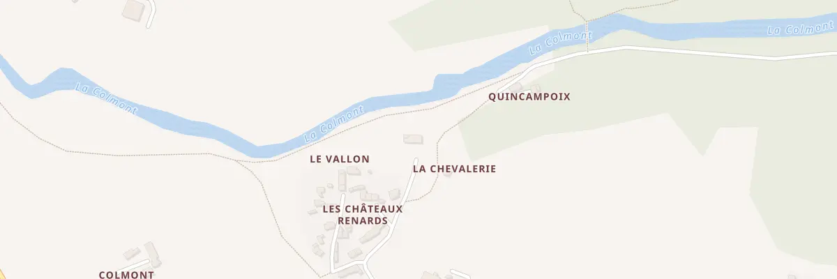 Plan du 2 Les Chateaux Renards à Oisseau