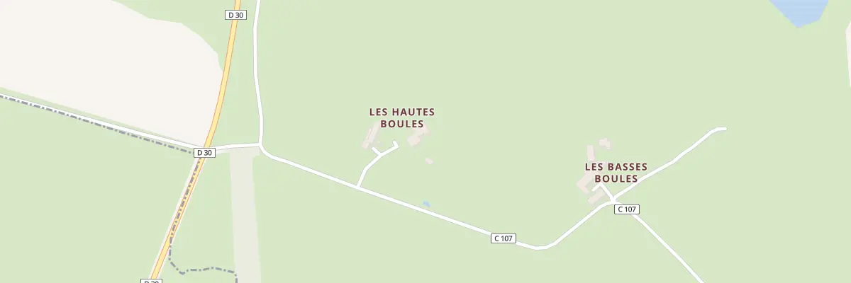 Plan du 2 Les Hautes Boules - Breuil à Terval