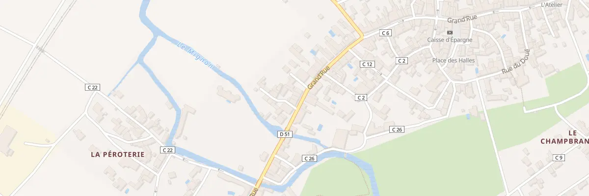 Plan du 150 Grand Rue à Mauzé-sur-le-Mignon