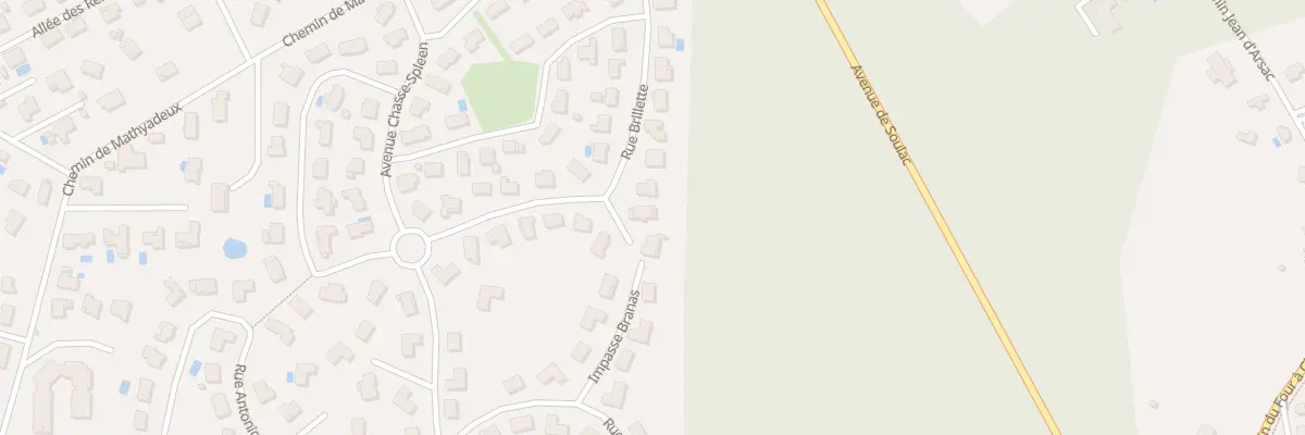 Plan du 53 Rue Brillette au Taillan-Médoc