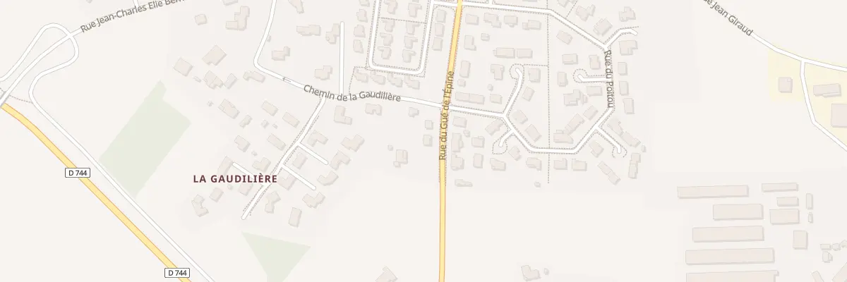 Plan du 62 Rue du Gue de l’Epine à Cerizay