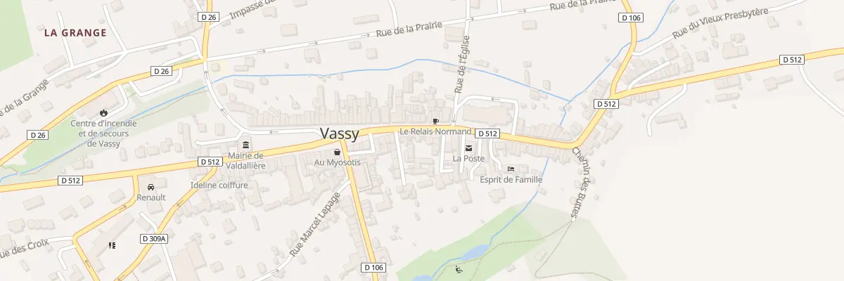 Plan du 25 Rue Joseph Requeut - Vassy à Valdallière