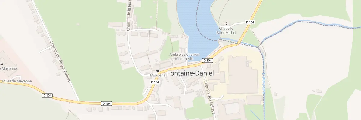 Plan du 1 Pl de l’Ondine à Saint-Georges-Buttavent