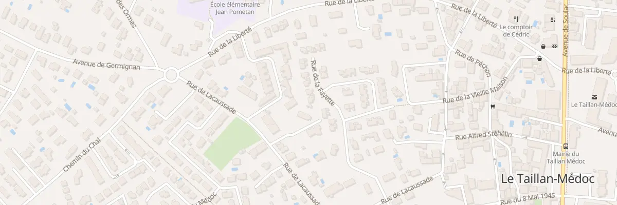 Plan du 15 Rue Lafayette au Taillan-Médoc