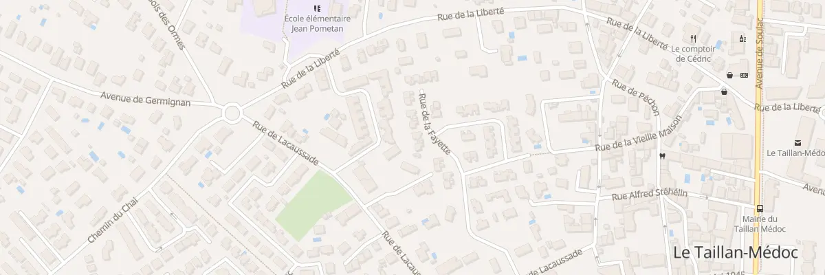 Plan du 17 Rue Lafayette au Taillan-Médoc