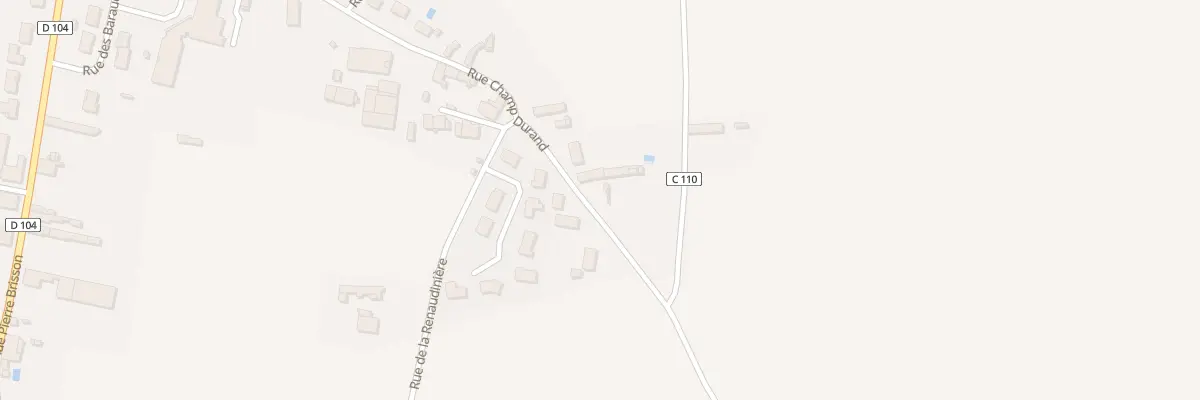 Plan du 59 Rue de champ durand à Rives-d’Autise