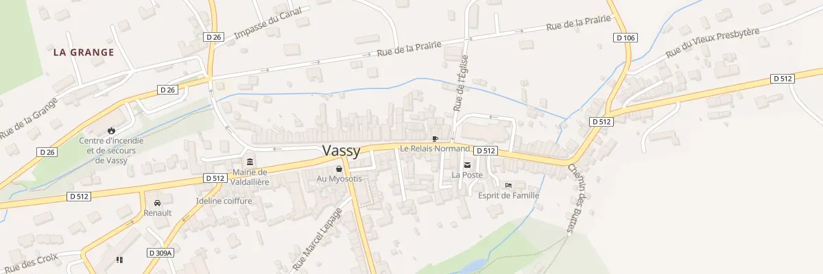Plan du 28 Rue Joseph Requeut - Vassy à Valdallière