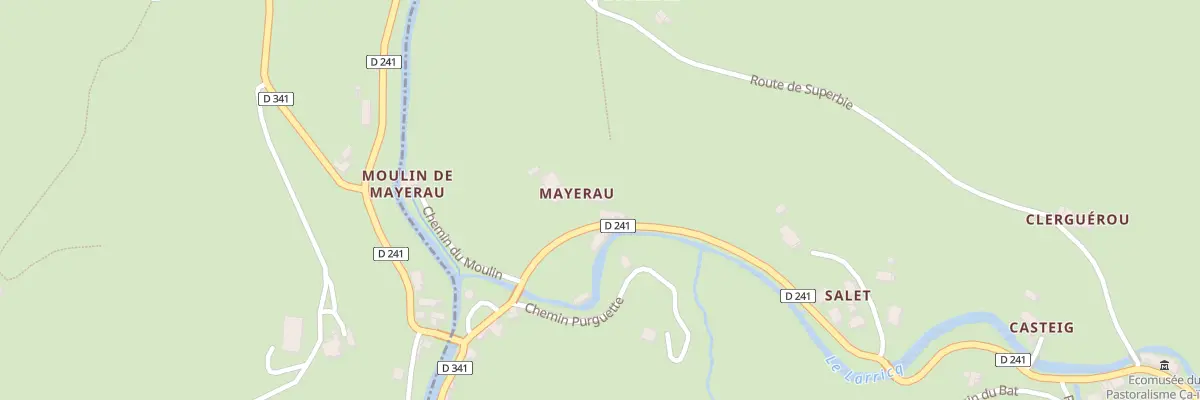 Plan du 155 Rte du Col d’Ichère à Lourdios-Ichère