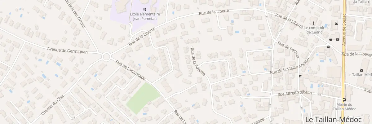 Plan du 19 Rue Lafayette au Taillan-Médoc
