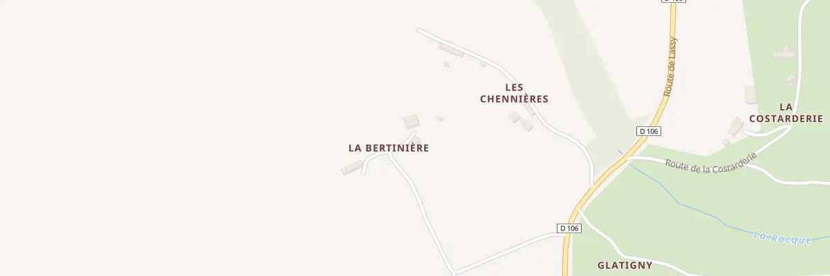 Plan du 2 Imp de la Bertiniere - Vassy à Valdallière
