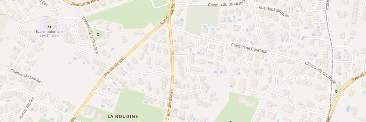 Plan du 20 Rue de la Clairière aux Pins au Haillan