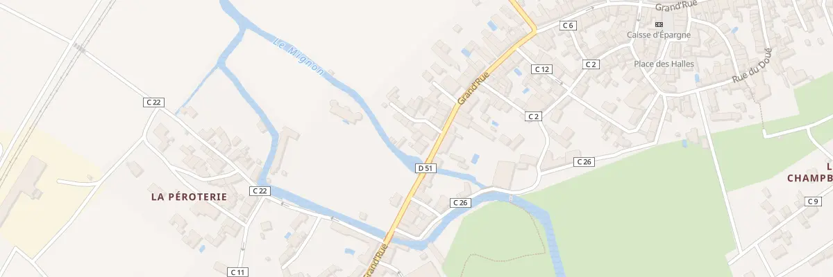 Plan du 156 Grand Rue à Mauzé-sur-le-Mignon