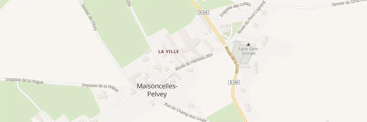 Plan du 122 Rte du Hameau Blin à Maisoncelles-Pelvey
