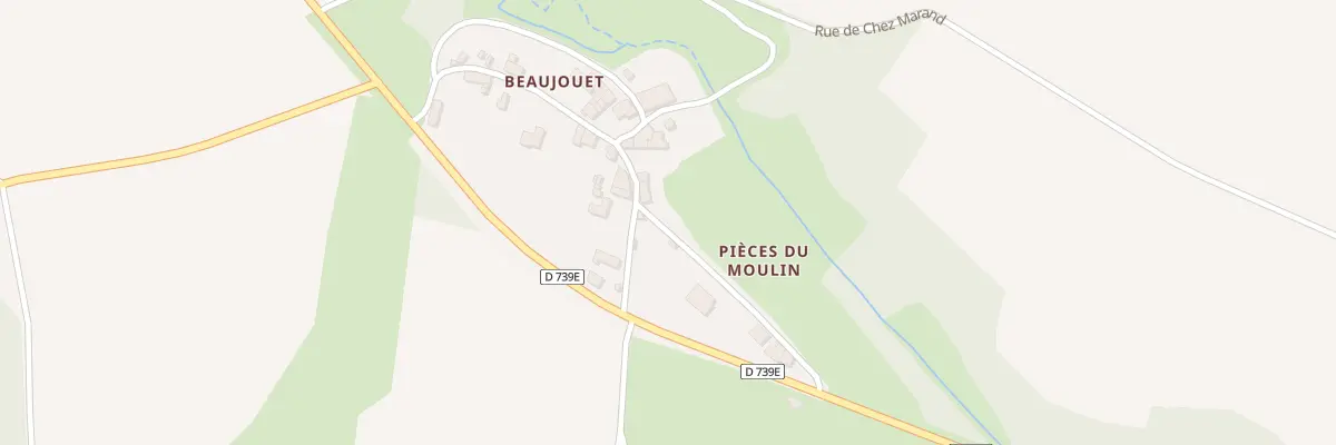 Plan du 8 Rue de Beaujouet aux Nouillers