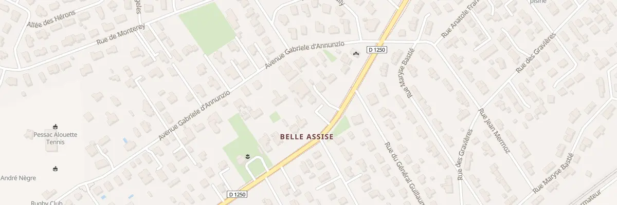 Plan du 98 Av du Général Leclerc à Pessac