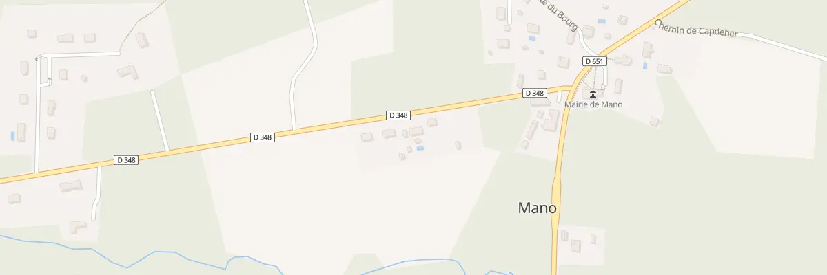 Plan du 2023 Rte de la Grande Sègue à Mano