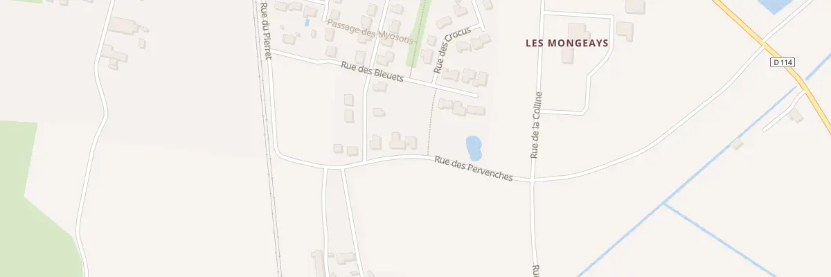 Plan du 12 Rue des Pervenches à Saint-Savinien
