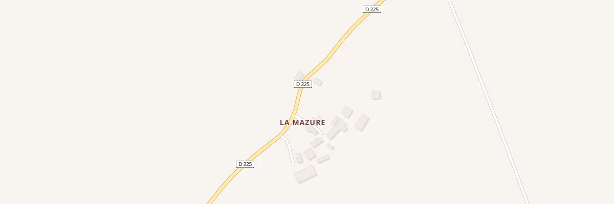 Plan du 4 La Masure à Contest