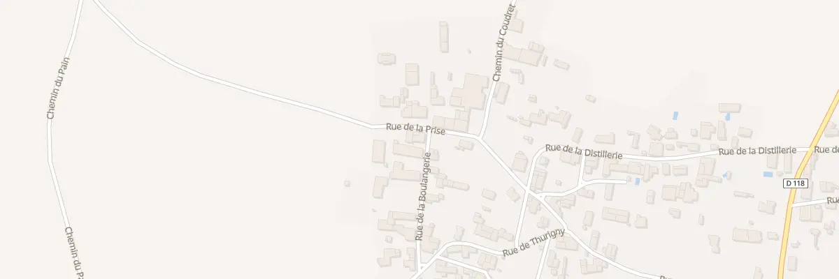 Plan du 2 Rue de la Boulangerie à Saint-Saturnin-du-Bois