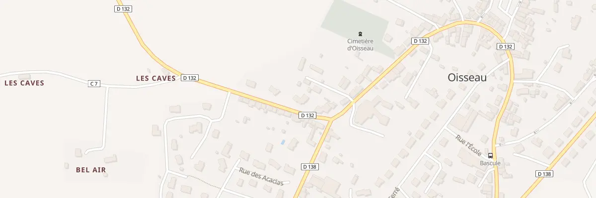 Plan du 8 Rue des Ormeaux à Oisseau