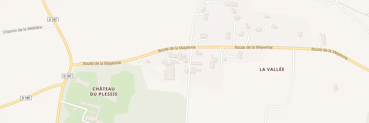 Plan du 2 Che de la Basse Vallée à La Jaille-Yvon