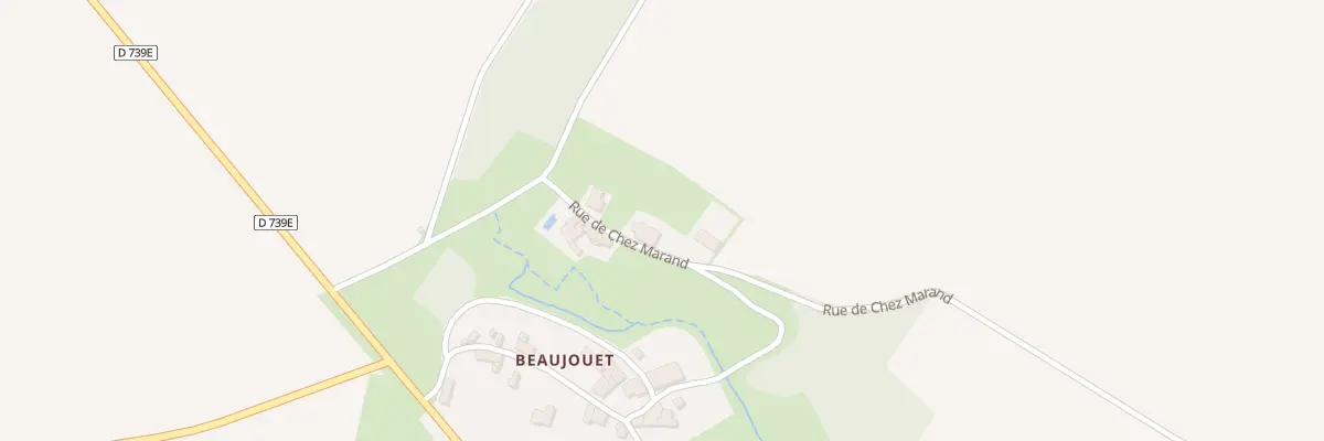 Plan du 3 Rue de chez Marand à Fenioux