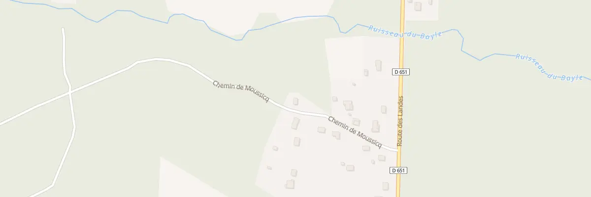 Plan du 1576 Che du Moussicq à Mano