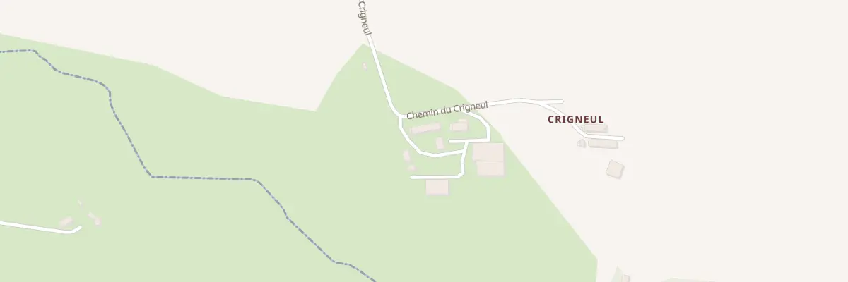 Plan du 2 Che du Crigneul à Soucé