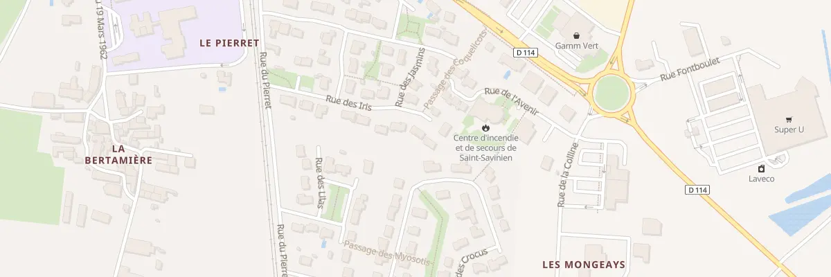 Plan du 16 Rue des Iris à Saint-Savinien