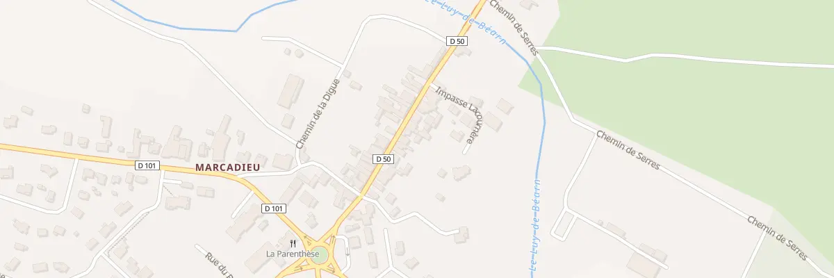 Plan du 170 Rue de France à Sault-de-Navailles