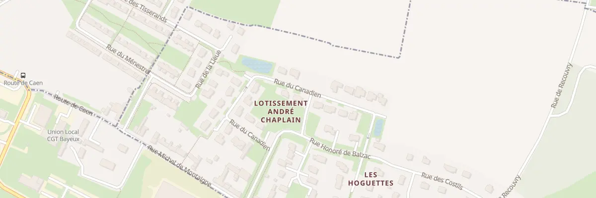 Plan du 14 Rue du Canadien à Saint-Martin-des-Entrées