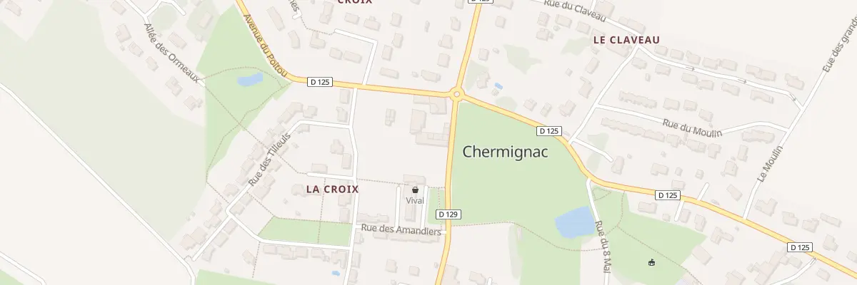 Plan du 4 Av du Littoral à Chermignac
