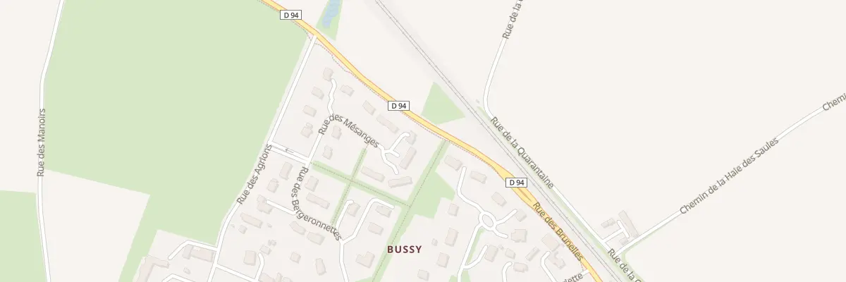 Plan du 9 Rue des Mésanges à Saint-Martin-des-Entrées