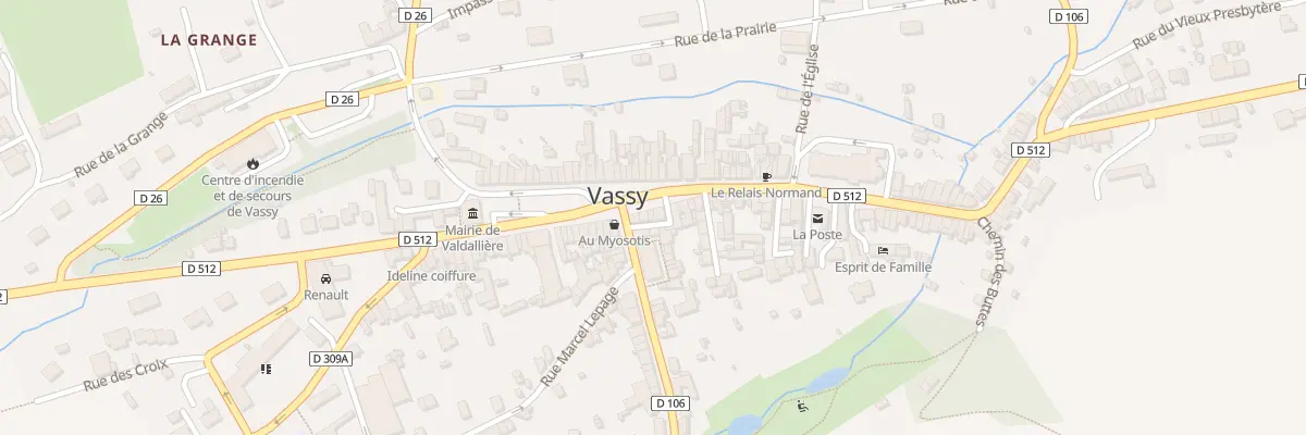 Plan du 5 Rue Joseph Requeut - Vassy à Valdallière