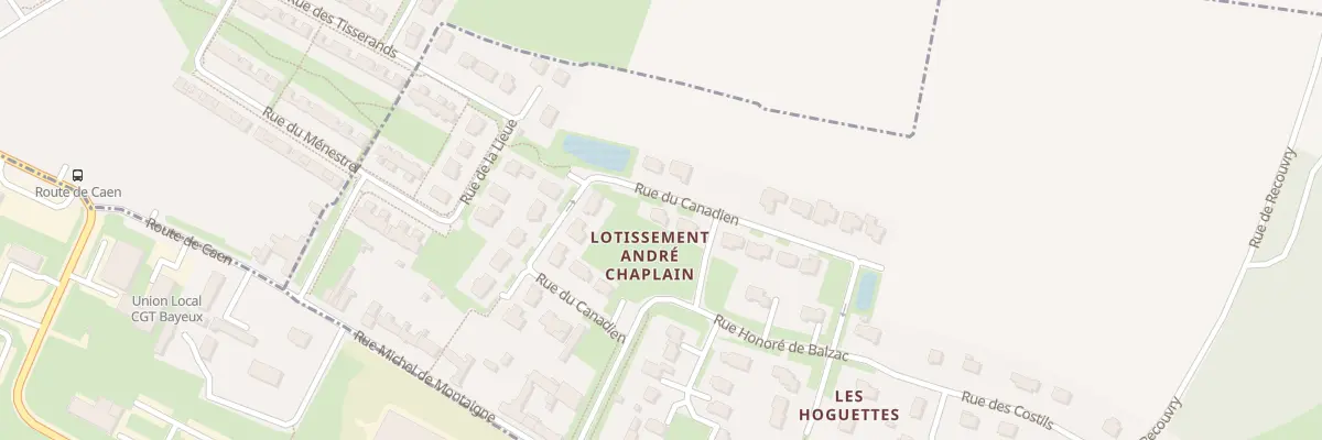 Plan du 12 Rue du Canadien à Saint-Martin-des-Entrées