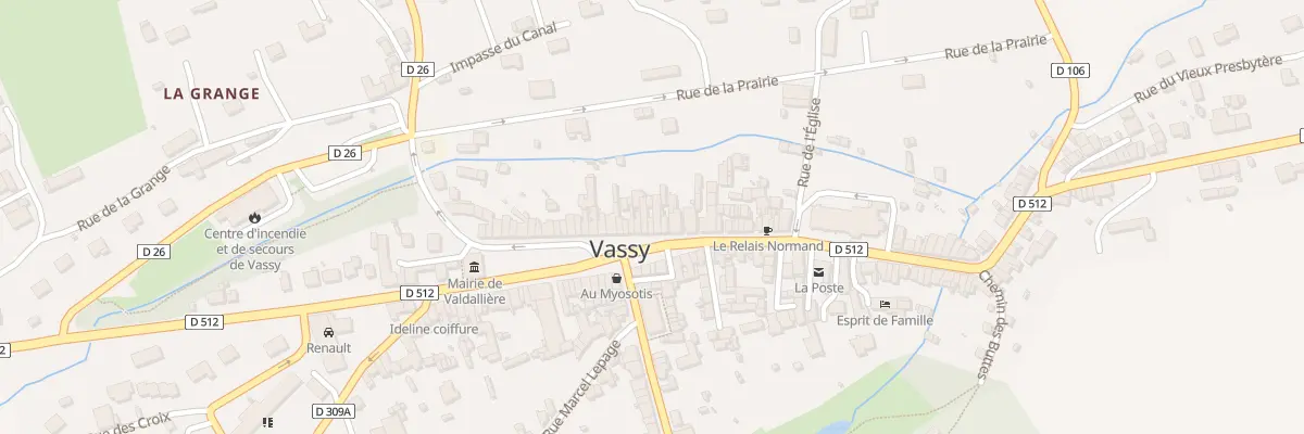 Plan du 10 Rue Joseph Requeut - Vassy à Valdallière