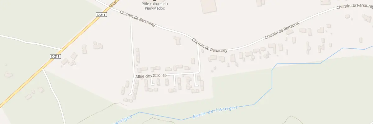 Plan du 23 All des Girolles au Pian-Médoc