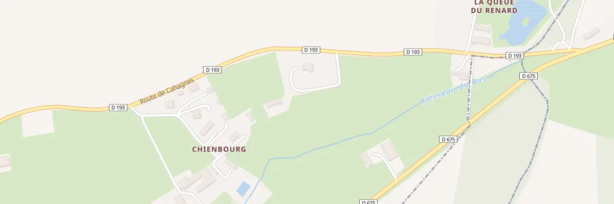 Plan du 3 Rte de Cahagnes à Tracy-Bocage